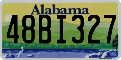 AL license plate 48BI327