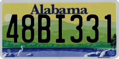 AL license plate 48BI331