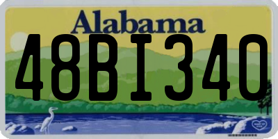 AL license plate 48BI340
