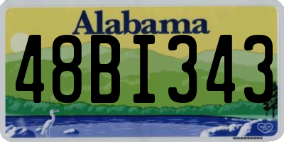 AL license plate 48BI343