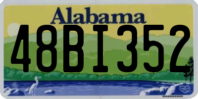 AL license plate 48BI352