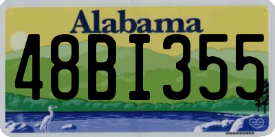 AL license plate 48BI355