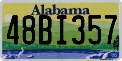 AL license plate 48BI357