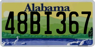 AL license plate 48BI367