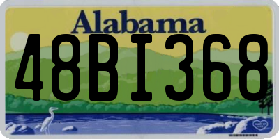 AL license plate 48BI368