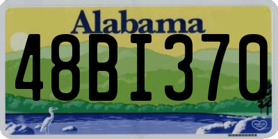 AL license plate 48BI370