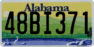 AL license plate 48BI371