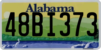 AL license plate 48BI373