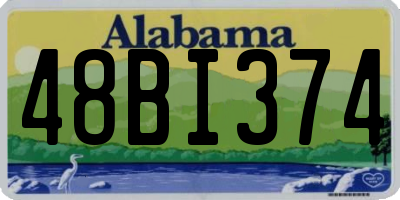 AL license plate 48BI374