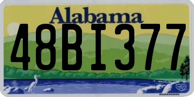 AL license plate 48BI377