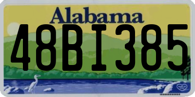 AL license plate 48BI385
