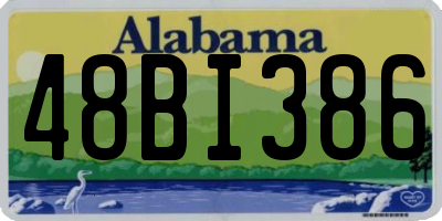 AL license plate 48BI386