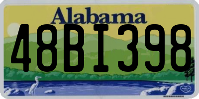 AL license plate 48BI398