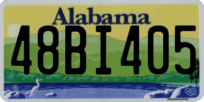 AL license plate 48BI405
