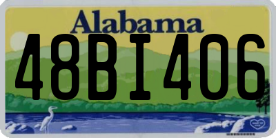 AL license plate 48BI406