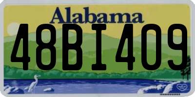 AL license plate 48BI409