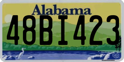 AL license plate 48BI423