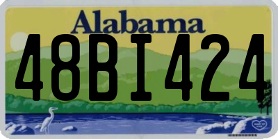 AL license plate 48BI424