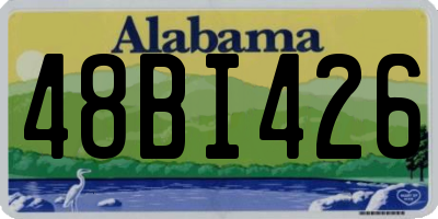AL license plate 48BI426