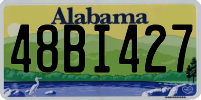 AL license plate 48BI427