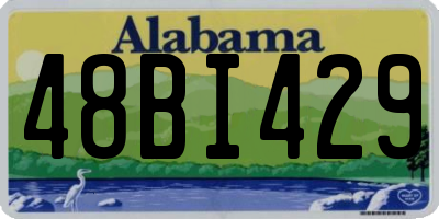 AL license plate 48BI429