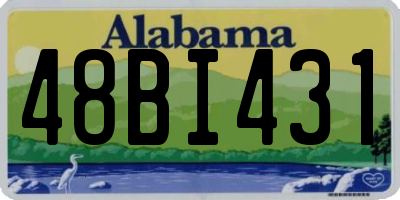 AL license plate 48BI431