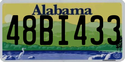 AL license plate 48BI433