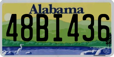 AL license plate 48BI436