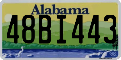 AL license plate 48BI443