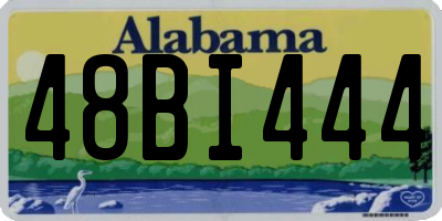 AL license plate 48BI444