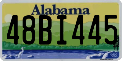 AL license plate 48BI445