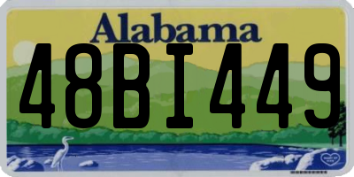 AL license plate 48BI449