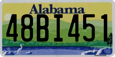 AL license plate 48BI451
