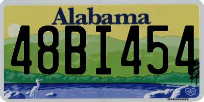 AL license plate 48BI454