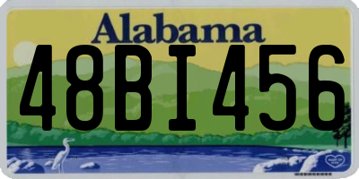 AL license plate 48BI456