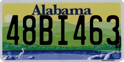 AL license plate 48BI463