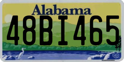 AL license plate 48BI465