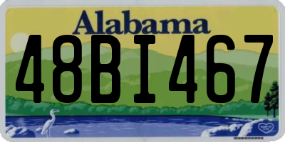 AL license plate 48BI467