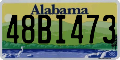 AL license plate 48BI473