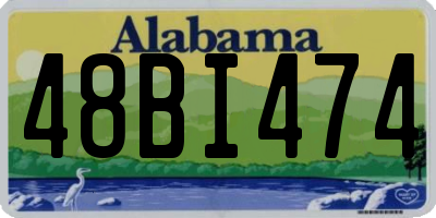 AL license plate 48BI474