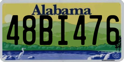 AL license plate 48BI476