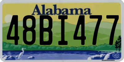 AL license plate 48BI477