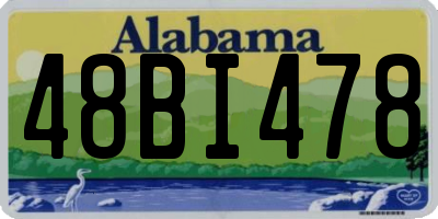 AL license plate 48BI478
