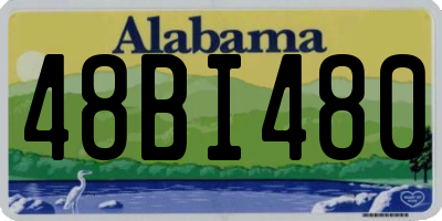 AL license plate 48BI480
