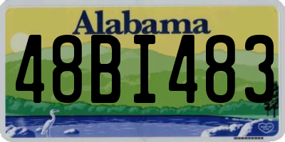 AL license plate 48BI483