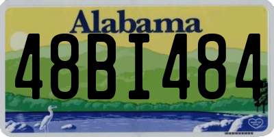 AL license plate 48BI484
