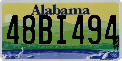 AL license plate 48BI494