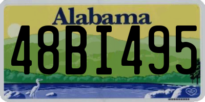 AL license plate 48BI495