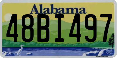 AL license plate 48BI497