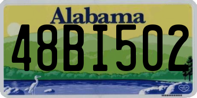 AL license plate 48BI502